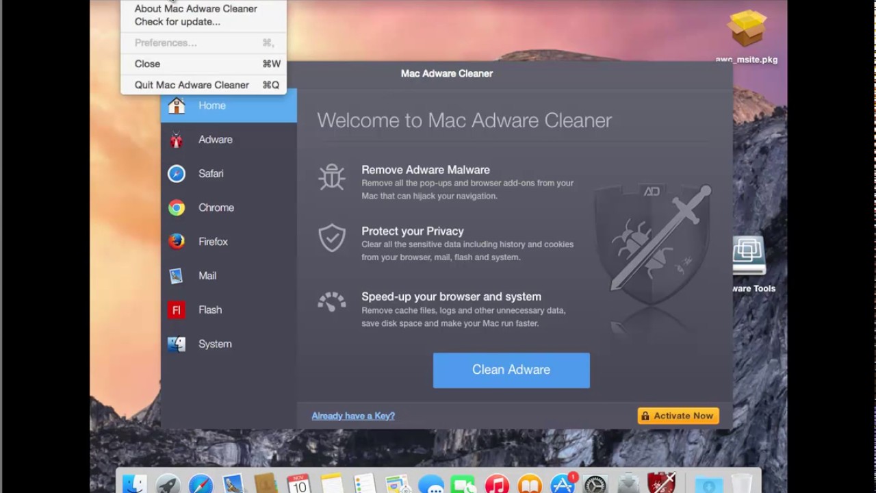 clear advanced mac cleaner